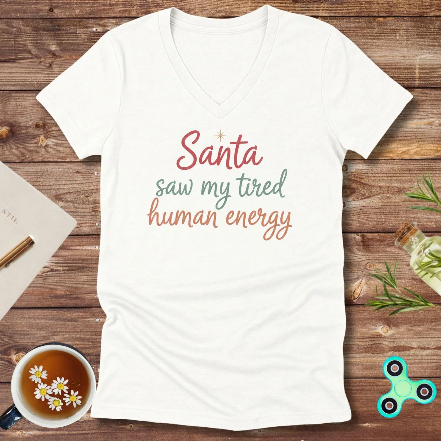 Santa Saw V-Neck