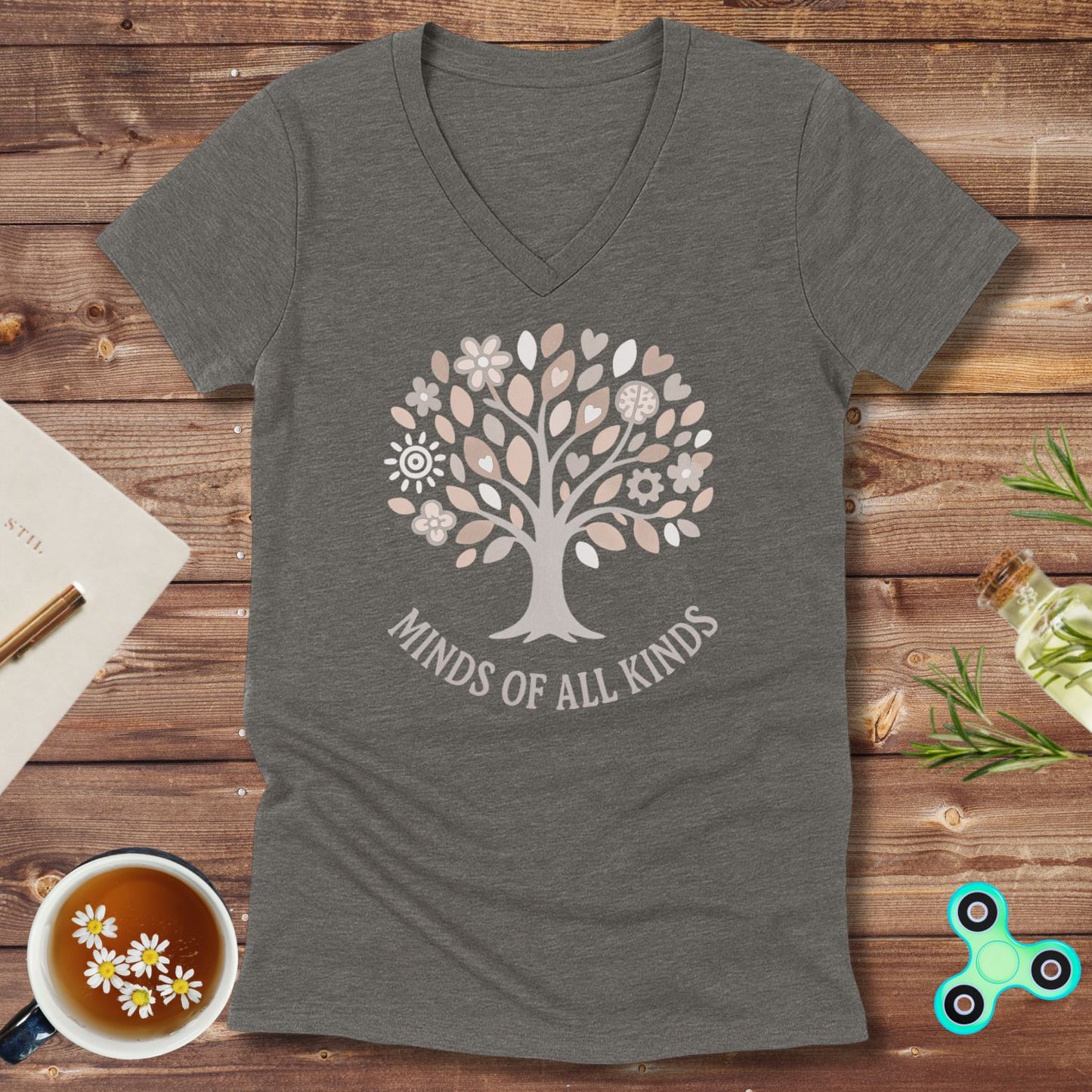 Minds of All Kinds V-Neck