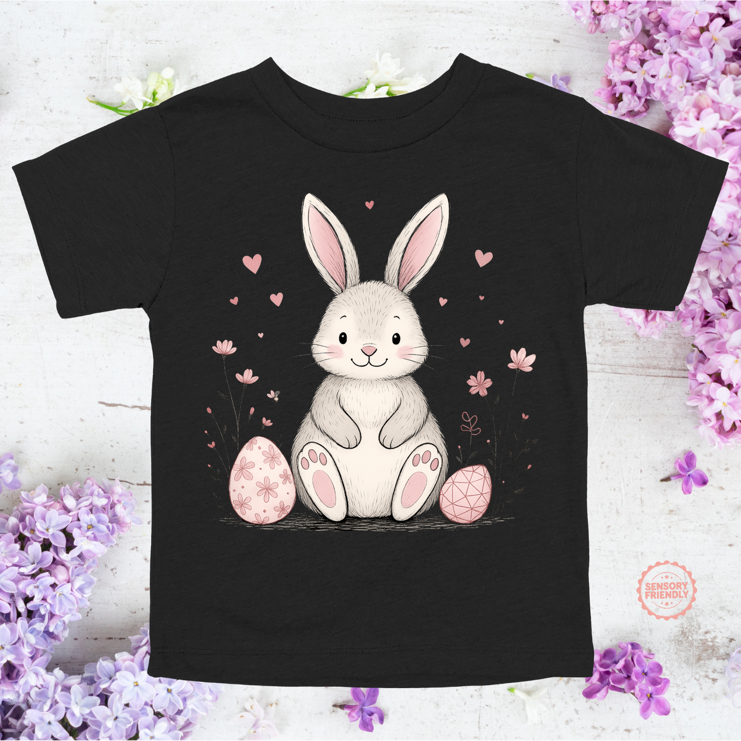 Blushing Bunny & Blooms